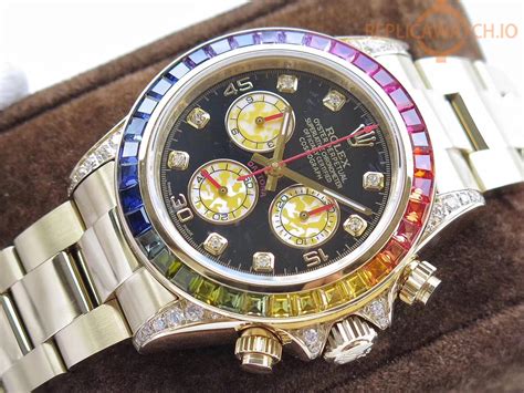 rolex watches daytona rainbow replica|rolex daytona rainbow for sale.